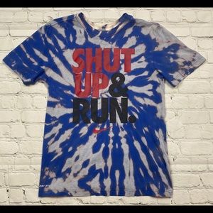 One of a Kind Reverse Nike Tie Dye T Shirt